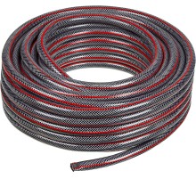 Шланг Вихрь 73/7/2/10 1/2" 25м поливочный армированный черный/красный