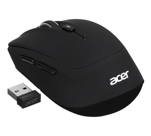 Мышь Acer OMR050 черный оптическая (1600dpi) беспроводная BT/Radio USB (6but)