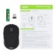 Мышь Acer OMR050 черный оптическая (1600dpi) беспроводная BT/Radio USB (6but)