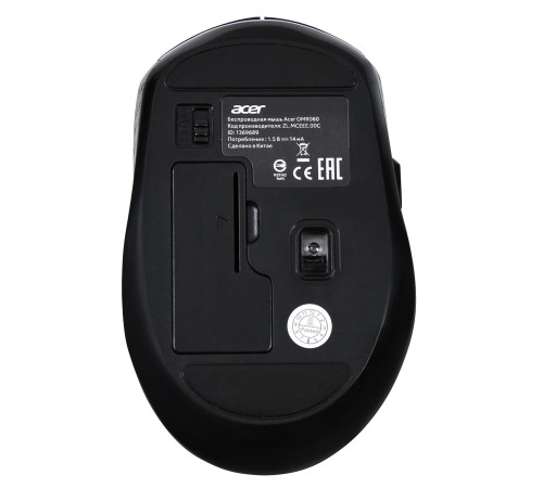 Мышь Acer OMR060 черный оптическая (1600dpi) беспроводная USB (6but)