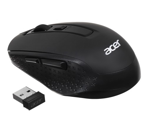 Мышь Acer OMR070 черный оптическая (1600dpi) беспроводная BT/Radio USB (6but)