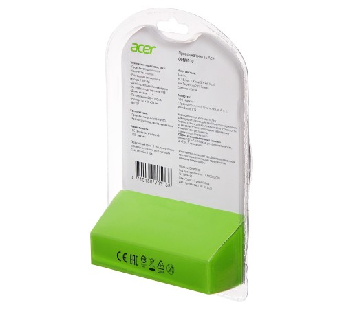 Мышь Acer OMW010 черный оптическая (1200dpi) USB (3but)