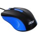 Мышь Acer OMW011 черный/синий оптическая (1200dpi) USB (3but)