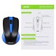 Мышь Acer OMW011 черный/синий оптическая (1200dpi) USB (3but)