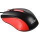 Мышь Acer OMW012 черный/красный оптическая (1200dpi) USB (3but)