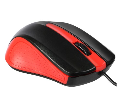 Мышь Acer OMW012 черный/красный оптическая (1200dpi) USB (3but)