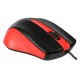 Мышь Acer OMW012 черный/красный оптическая (1200dpi) USB (3but)