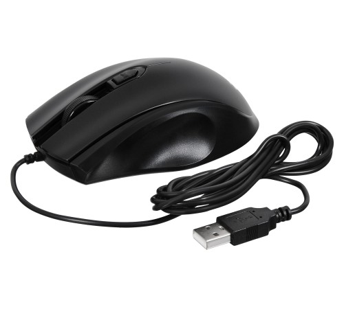 Мышь Acer OMW020 черный оптическая (1600dpi) USB (3but)