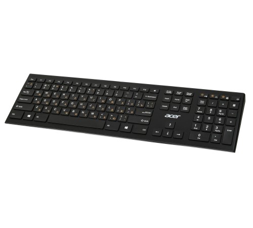 Клавиатура Acer OKR010 черный USB беспроводная slim Multimedia