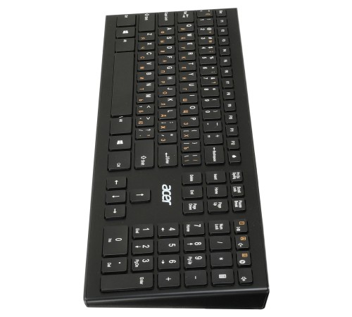Клавиатура Acer OKR010 черный USB беспроводная slim Multimedia