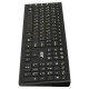 Клавиатура Acer OKR010 черный USB беспроводная slim Multimedia