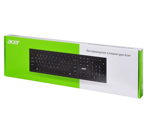 Клавиатура Acer OKR010 черный USB беспроводная slim Multimedia