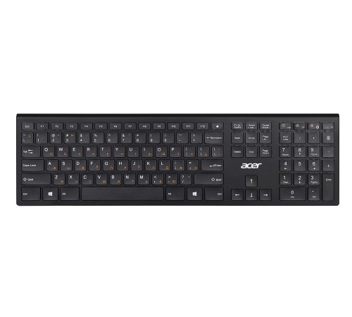 Клавиатура Acer OKR020 черный USB беспроводная slim Multimedia