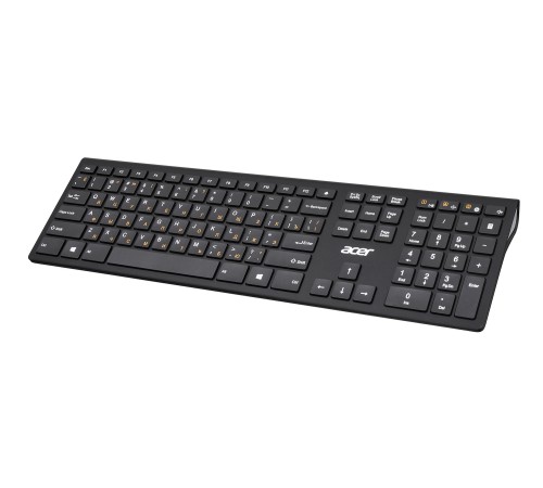 Клавиатура Acer OKR020 черный USB беспроводная slim Multimedia