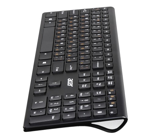 Клавиатура Acer OKR020 черный USB беспроводная slim Multimedia
