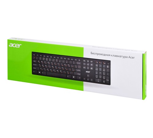 Клавиатура Acer OKR020 черный USB беспроводная slim Multimedia