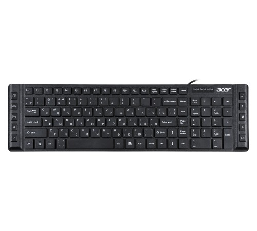 Клавиатура Acer OKW010 черный USB slim Multimedia Клавиатура Acer OKW010 черный USB slim Multimedia