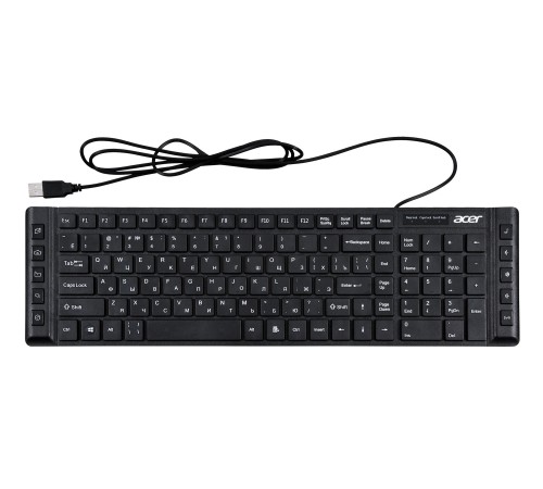 Клавиатура Acer OKW010 черный USB slim Multimedia Клавиатура Acer OKW010 черный USB slim Multimedia