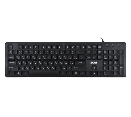 Клавиатура Acer OKW020 черный USB slim