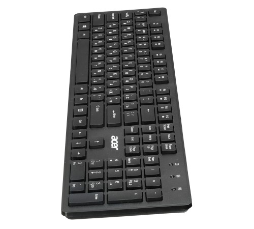 Клавиатура Acer OKW020 черный USB slim