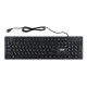 Клавиатура Acer OKW020 черный USB slim