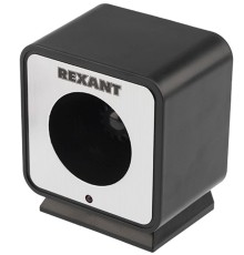 Отпугиватель Rexant 71-0009 ультразвуковой стационарный 7Вт 30-70 кГц р.д.:60м черный/серебристый