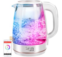 Чайник электрический Redmond RK-G203S 1.7л. 2200Вт белый (корпус: пластик)