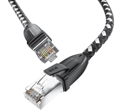 GCR Патч-корд PROF прямой 5.0m, UTP медь кат.6, STRONG черно-белый нейлон, ethernet high speed 10 Гбит/с, T568B, GCR-52779 Greenconnect RJ45(m) - RJ45(m) Cat. 6 UTP нейлон 5.0м чёрно-белый (GCR-52779) GCR Патч-корд PROF прямой 5.0m, UTP медь кат.6, STRONG черно-белый нейлон, ethernet high speed 10 Гбит/с, T568B, GCR-52779 Greenconnect RJ45(m) - RJ45(m) Cat. 6 UTP нейлон 5.0м чёрно-белый (GCR-52779)