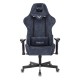 Кресло игровое Бюрократ VIKING KNIGHT Fabric синий Light-27 с подголов. крестовина металл