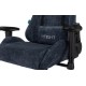 Кресло игровое Бюрократ VIKING KNIGHT Fabric синий Light-27 с подголов. крестовина металл