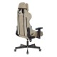 Кресло игровое Бюрократ VIKING KNIGHT Fabric песочный Light-21 с подголов. крестовина металл