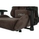 Кресло игровое Бюрократ VIKING KNIGHT Fabric темно-коричневый Light-10 с подголов. крестовина металл