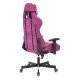 Кресло игровое Бюрократ VIKING KNIGHT Fabric малиновый Light-15 с подголов. крестовина металл