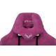Кресло игровое Бюрократ VIKING KNIGHT Fabric малиновый Light-15 с подголов. крестовина металл