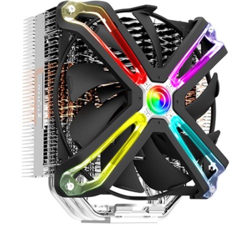 Устройство охлаждения(кулер) Zalman CNPS17X Soc-FM2+/AM2+/AM3+/AM4/1150/1151/1155/2011 4-pin 17-29dB Al+Cu 200W 700gr LED Ret