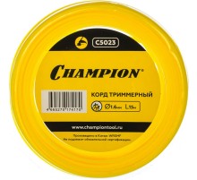Леска для садовых триммеров Champion C5023 d=1.6мм L=15м