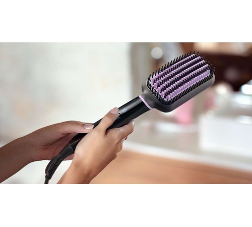 Расческа Philips BHH880/00 черный/фиолетовый Расческа Philips BHH880/00 черный/фиолетовый