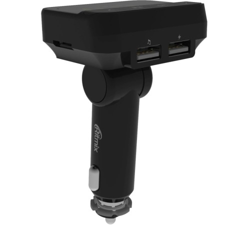 Автомобильный FM-модулятор Ritmix FMT-B200 черный MicroSD USB PDU (80000765) Автомобильный FM-модулятор Ritmix FMT-B200 черный MicroSD USB PDU (80000765)