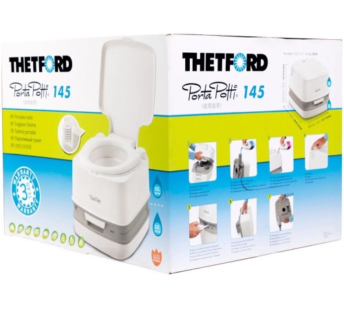 Биотуалет Thetford Porta Potti 145 жидкостный ниж.б.12л белый/серый (92802)