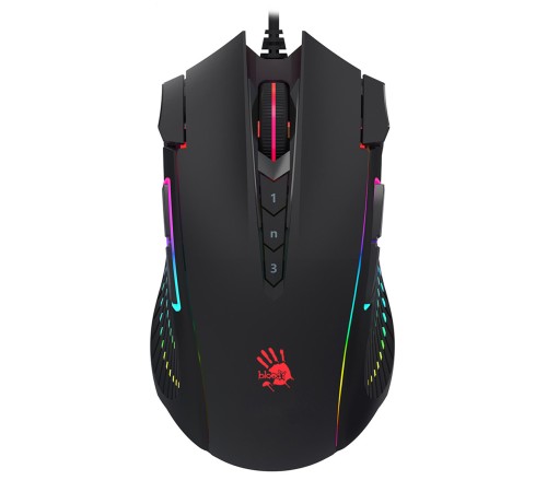 Мышь A4Tech Bloody J90s черный оптическая (8000dpi) USB (12but) Мышь A4Tech Bloody J90s черный оптическая (8000dpi) USB (12but)