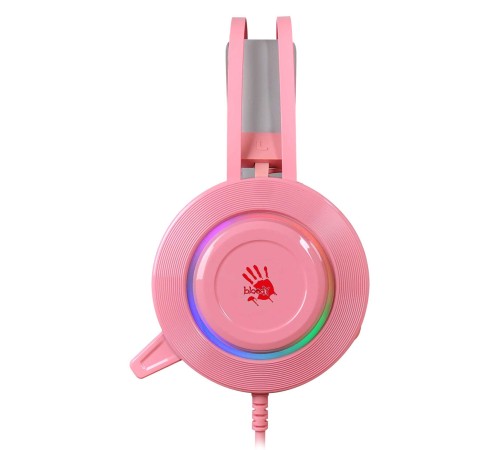 Наушники с микрофоном A4Tech Bloody G521 розовый 2.3м мониторные USB оголовье (G521 ( PINK )) Наушники с микрофоном A4Tech Bloody G521 розовый 2.3м мониторные USB оголовье (G521 ( PINK ))