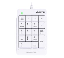 Числовой блок A4Tech Fstyler FK13P белый USB slim для ноутбука