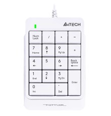 Числовой блок A4Tech Fstyler FK13P белый USB slim для ноутбука
