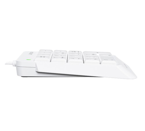 Числовой блок A4Tech Fstyler FK13P белый USB slim для ноутбука Числовой блок A4Tech Fstyler FK13P белый USB slim для ноутбука