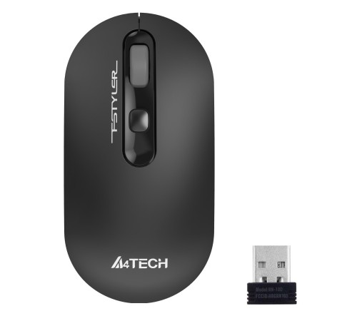 Мышь A4Tech Fstyler FG20 серый оптическая (2000dpi) беспроводная USB для ноутбука (4but) Мышь A4Tech Fstyler FG20 серый оптическая (2000dpi) беспроводная USB для ноутбука (4but)