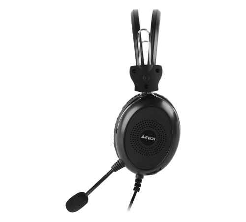 Наушники с микрофоном A4Tech HU-30 черный 2м накладные USB оголовье Наушники с микрофоном A4Tech HU-30 черный 2м накладные USB оголовье