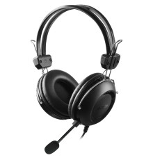 Наушники с микрофоном A4Tech HU-35 черный 2м накладные USB оголовье