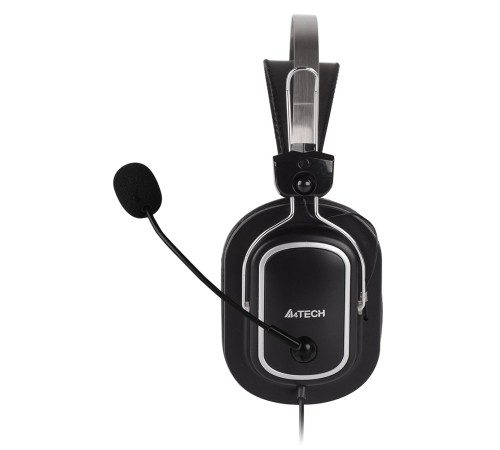 Наушники с микрофоном A4Tech HU-50 черный 2м накладные USB оголовье Наушники с микрофоном A4Tech HU-50 черный 2м накладные USB оголовье
