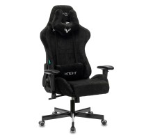 Кресло игровое Бюрократ VIKING KNIGHT Fabric черный Light-20 с подголов. крестовина металл