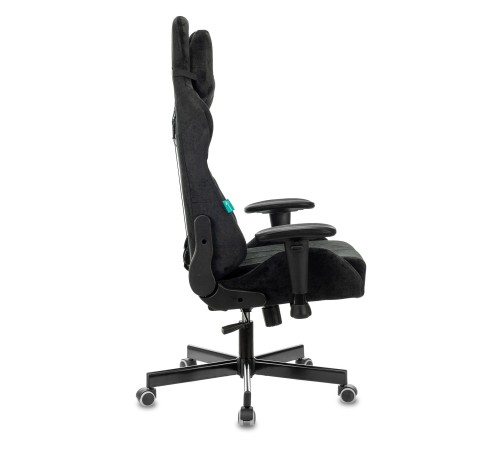 Кресло игровое Бюрократ VIKING KNIGHT Fabric черный Light-20 с подголов. крестовина металл